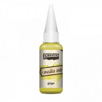 Pentart media ink ginger 20ml