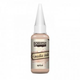 Pentart media ink apricot 20ml