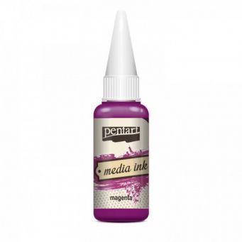 Pentart media ink magenta 20ml