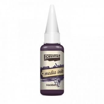 Pentart media ink blackberry 20ml