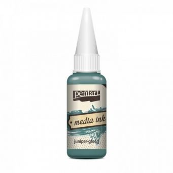 Pentart media ink juniper green 20ml	