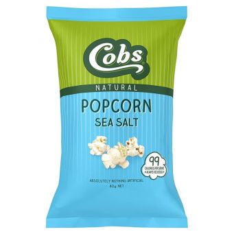 Cobs Natural Popcorn Sea Salt 80g