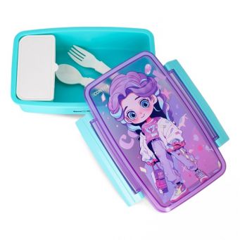 Nova Kids Bento Lunch Box with Spoon & Fork