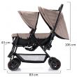 Teknum Double Baby Stroller 