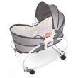 Cozy Rocker Bassinet with Wheels, Awning & Mosquito net