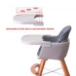 Premium Dual Height Wooden High Chair 