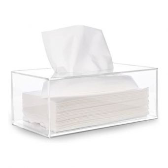 Tissue Box (Clear Transparent Acrylic Box)